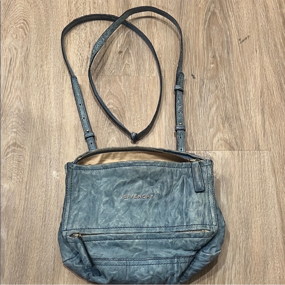 Vintage Givenchy Pandora Blue Crossbody Bag